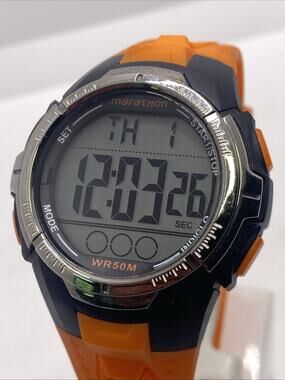 Marathon By Timex Mens Sports Watch Works New Battery